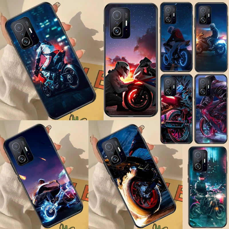

Классные мотоциклетные Чехлы для POCO F3 X3 GT M3 M4 POCO X3 X4 Pro, чехол для Xiaomi Mi 11 Lite 12 11T Pro, чехол