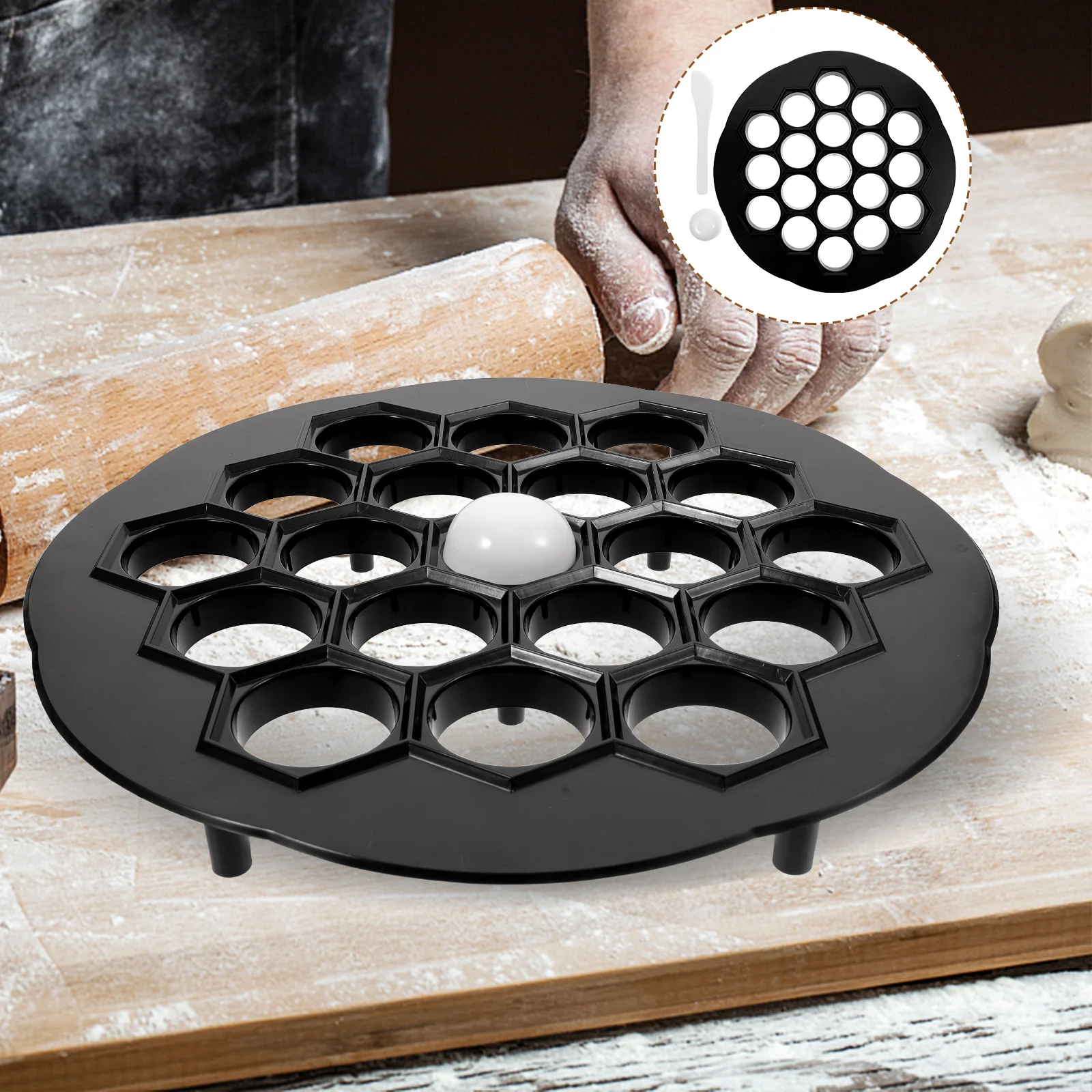 

1 Set Dumpling Household Kitchen Easy Household Dumpling Maker Dumpling Wrapper for Kitchen Hotel Friends