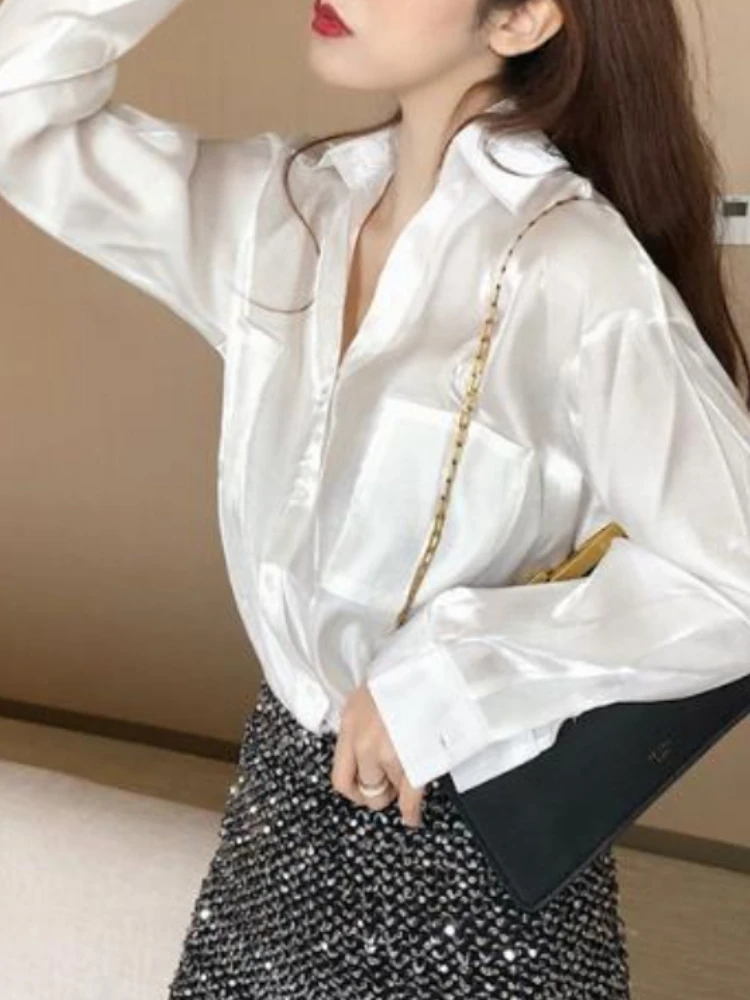 

blusas mujer de moda 2022 summer Top female women shirts Women's white shirt Blouses tops Long sleeve office work woman blouse