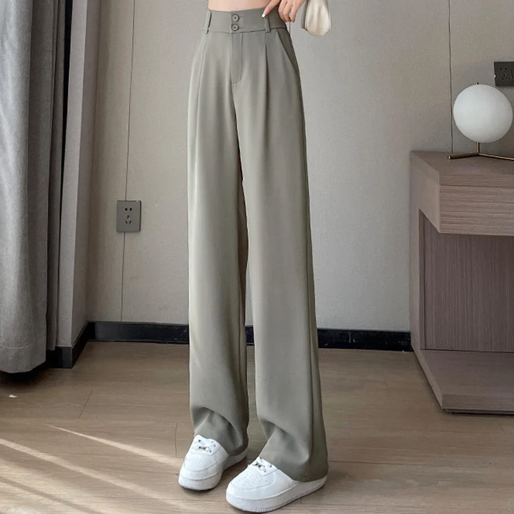 Удобные популярные новые брюки длинные брючные костюмы летние тонкие дышащие