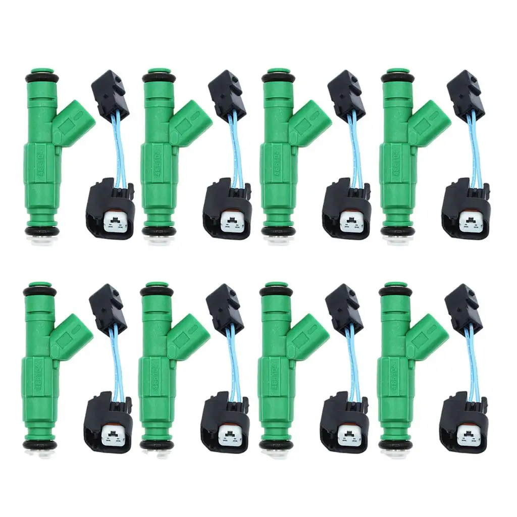 

8 Pieces 4 Hole Fuel Injectors 53030778 04861047, Easy Install