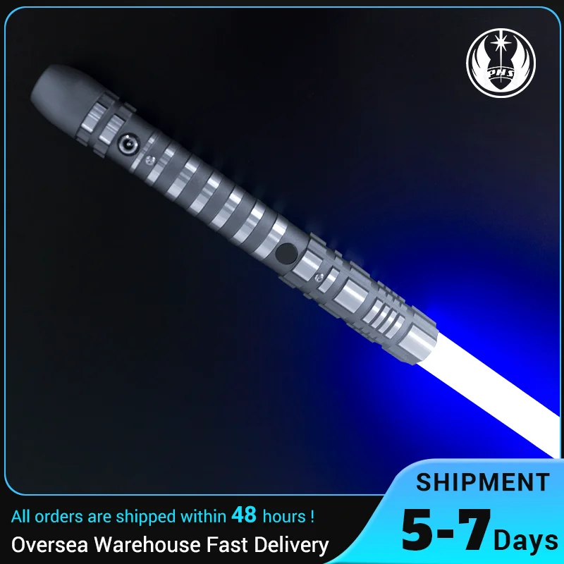 PHS Lightsaber Ghost Saber 3-режимный звуковой сигнал FX Duel и перезаряжаемый металлический