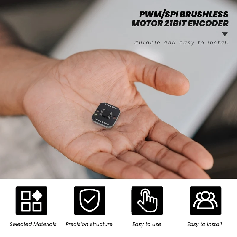 Hot MT6835 Магнитный кодировщик модуль PWM/SPI бесщеточный двигатель 21BIT может заменить