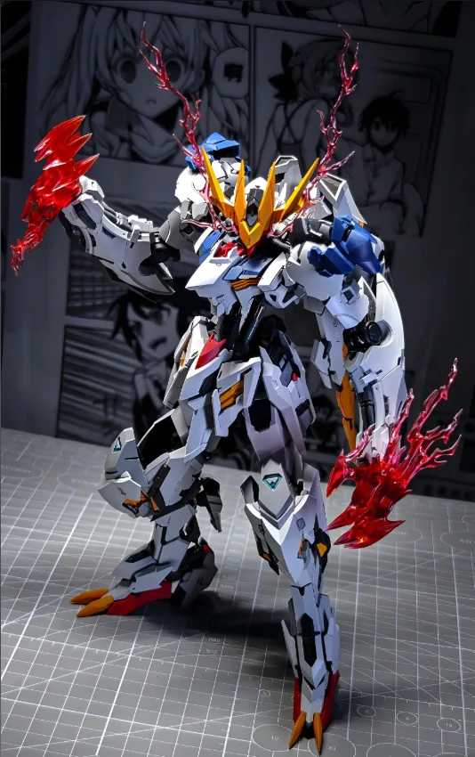 Фото Оригинальный набор для сборки модели-фигурки Wolf King Barbatos Lupus Rex 1/100 из сплава, подарок на день рождения №3
