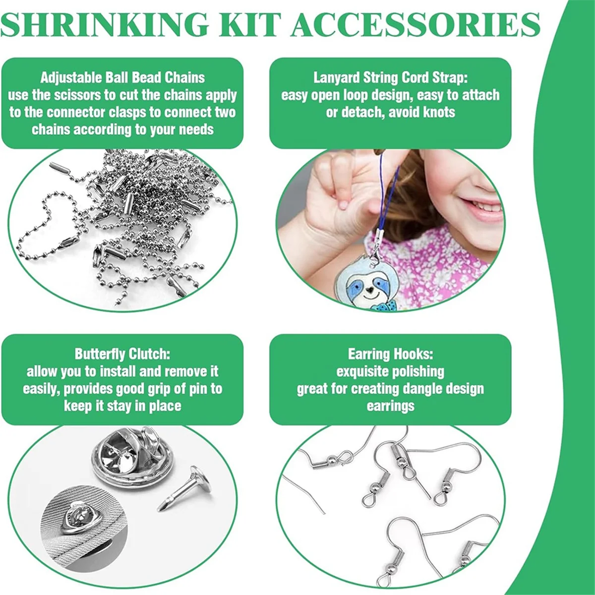 Набор термоусадочных пластиковых листов содержит термоусадочную пленку