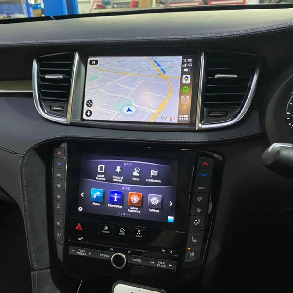 

Wireless Car Play Decoder Box For Infiniti Q50 Q60 Q50L QX50 2018 Dual Screen OEM Navigation Radio