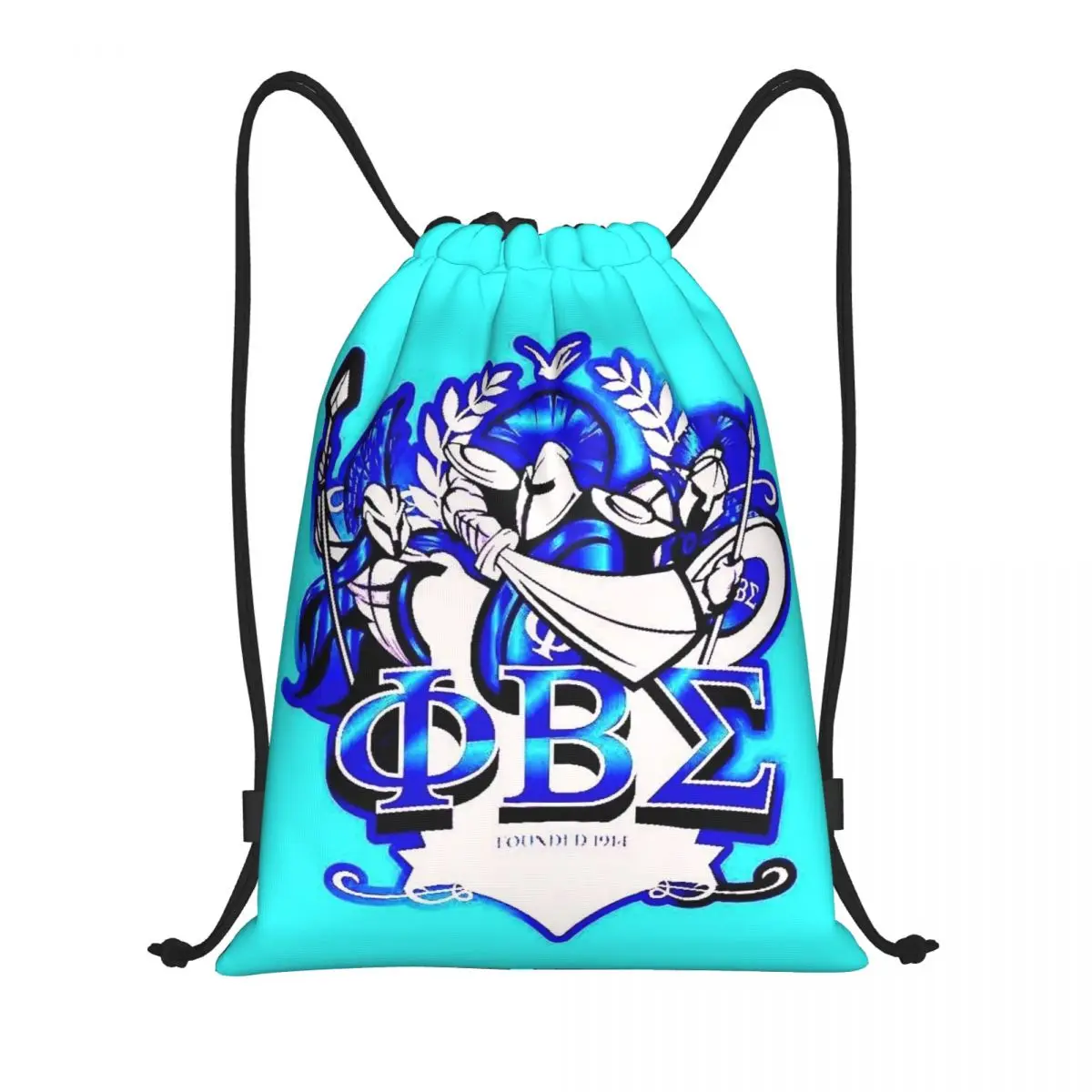 Пользовательские сумки Zeta Phi Beta ZOB на шнурке для мужчин и женщин складной
