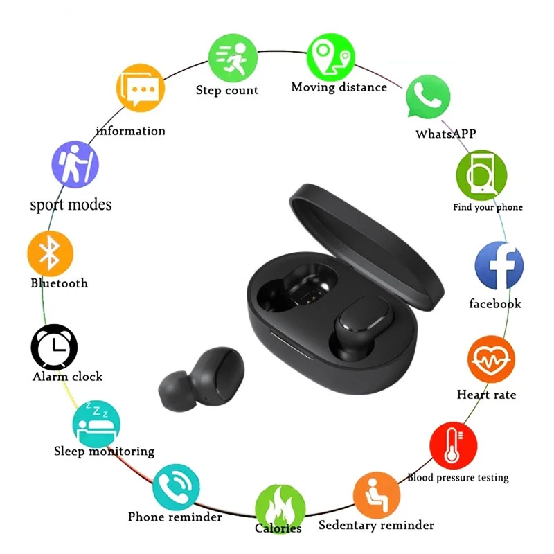 

2022 New Sale Airdots 2 Fone Wireless Earbuds In-Ear Stereo Earphone Bluetooth Headphones with Mic Airdots 2 Headset