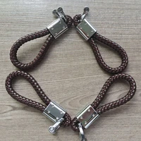 car styling 3d metalleather braided woven rope keychain key chain rings for audi a1 a2 a3 a4 a5 a6 a7 a8 q2 q3 q4 q5 q7 q8
