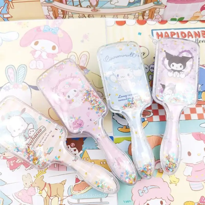 Sanrio Расческа с воздушной подушкой Cinnamoroll My Melody Kuromi понравико Kawaii Девушка расческа
