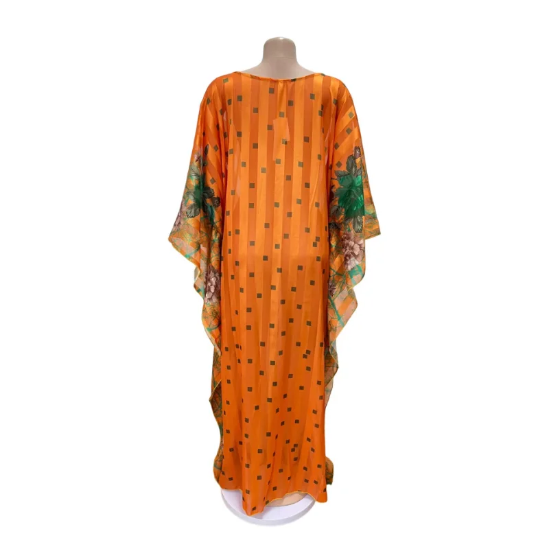One Piece African Print Clothing For Women Boubou Dubai Turkey Muslim Abayas Wedding Party Traditional Ankara Outfits Gowns