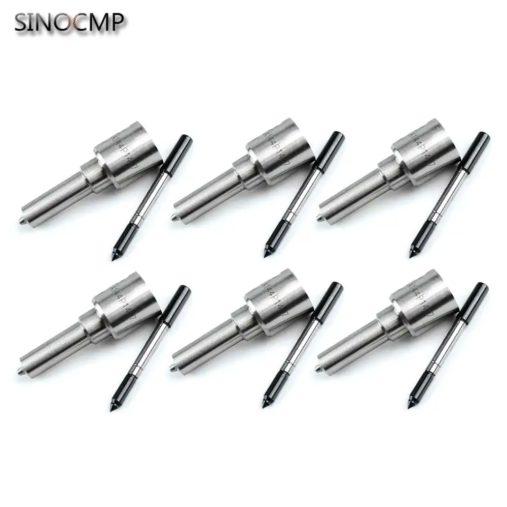 6 шт. топливные форсунки 0433171878 DLLA144P1417 Для MAN TGA D2876 LF12/13/25 Детали двигателя Система