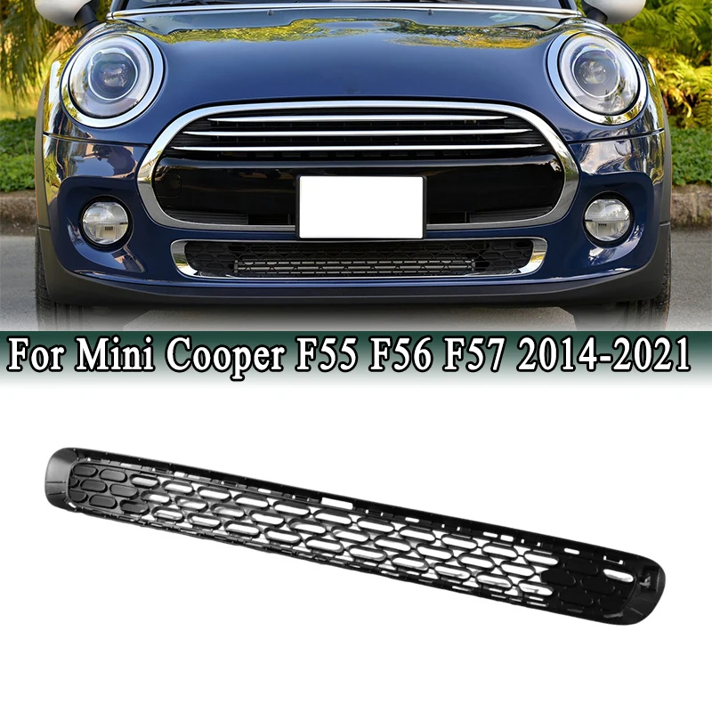 

Для Mini Cooper F55 F56 F57 2014-2021 передний бампер, нижняя решетка радиатора, впускная сетка, замена 51117337793, MC1036106