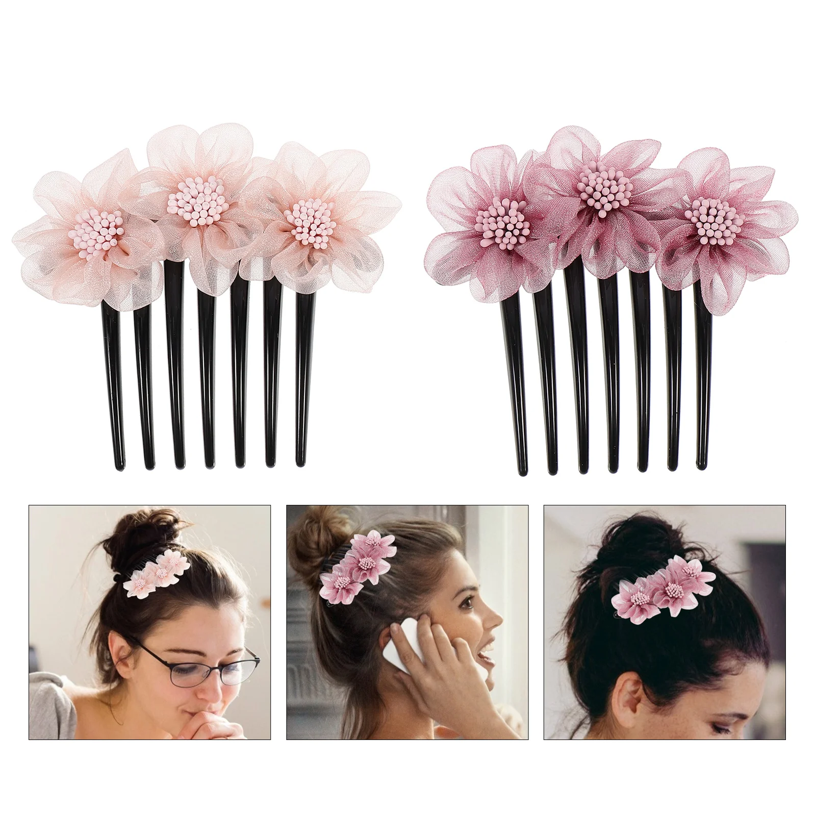 Гребень для волос цветок клип свадебные гребни боковые аксессуары изысканный