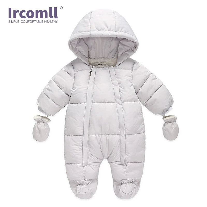 Ircomll Newborn Baby Boy Girl Winter Rompers Toddler Infant Long Sleeve Jumpsuit Cotton Baby Costume Crawling Kids Clothes Cost