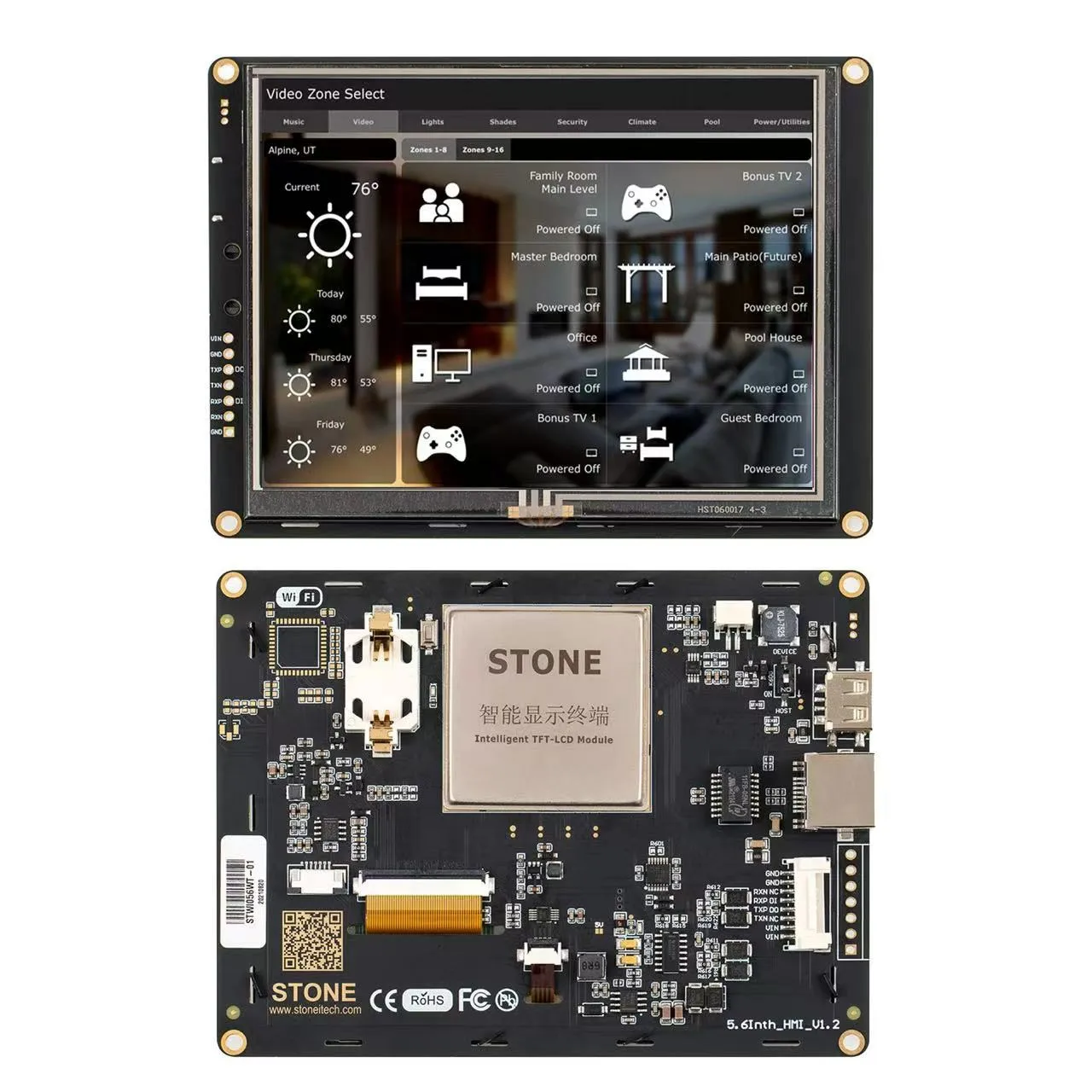 

Stone 5.6 LCD Smart HMI Lots of Powerful Upgrades - New Launch Intelligent Series 5.6" TFT LCD monitor can be controlled by any