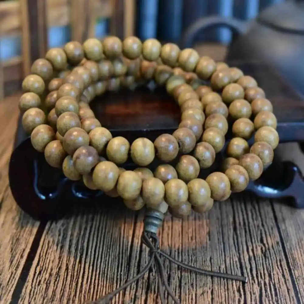 

8MM 108 Eaglewood Cuff Men Mala Buddha Lucky Bracelet Practice Yoga Inspiration Wrist Bless Handmade Wristband Fancy Relief
