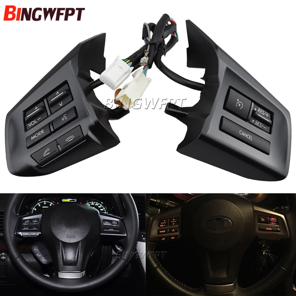 

Оригинальный переключатель круиз-контроля для Subaru XV Crosstrek Forest 2012-2014, кнопка рулевого колеса, переключатель аудиоплеера Android