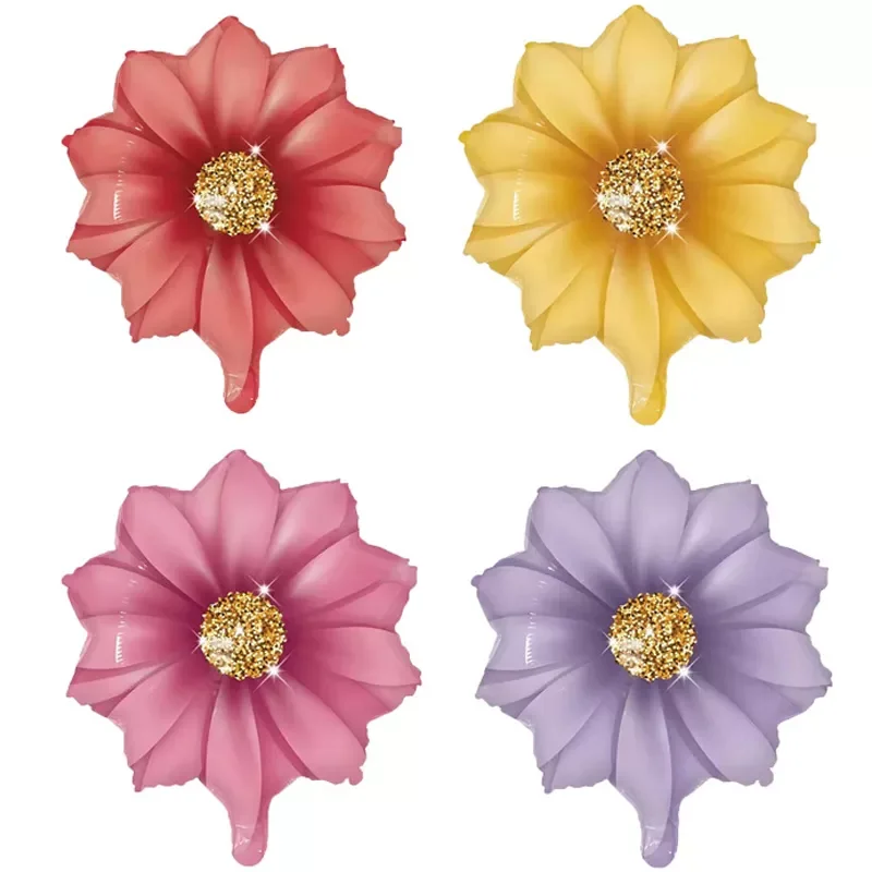 

Гелиевая фольга в виде подсолнуха, розы, 10 шт.