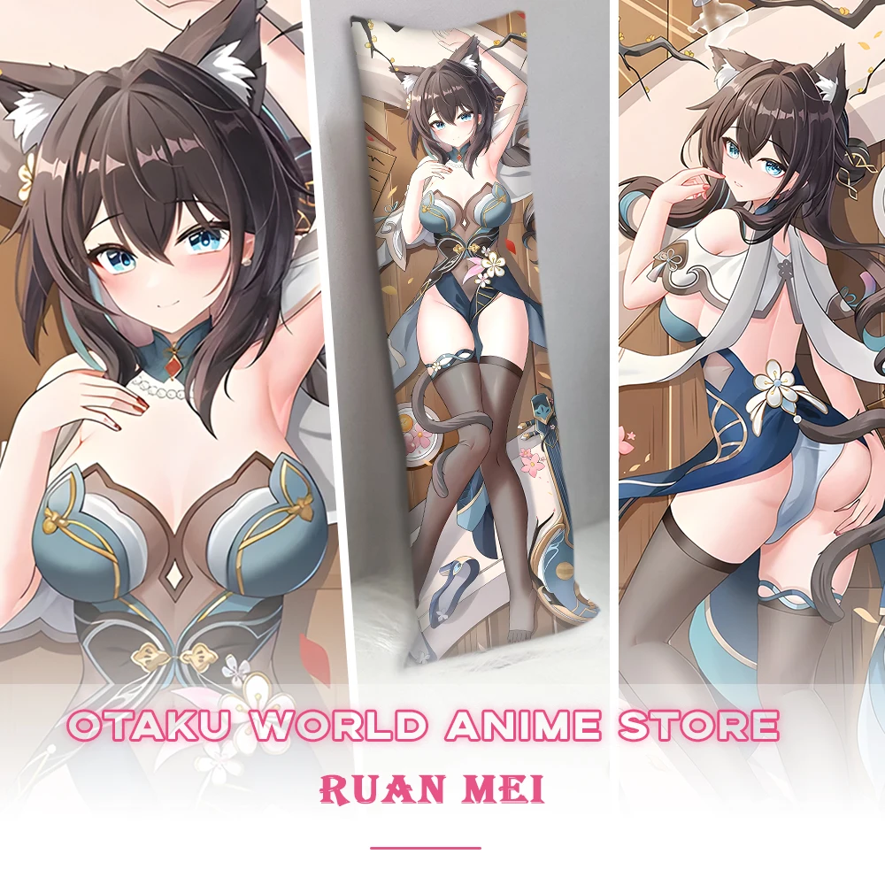 Аниме Honkai Star Rail Ruan Mei обнимающая наволочка для тела реквизит косплея