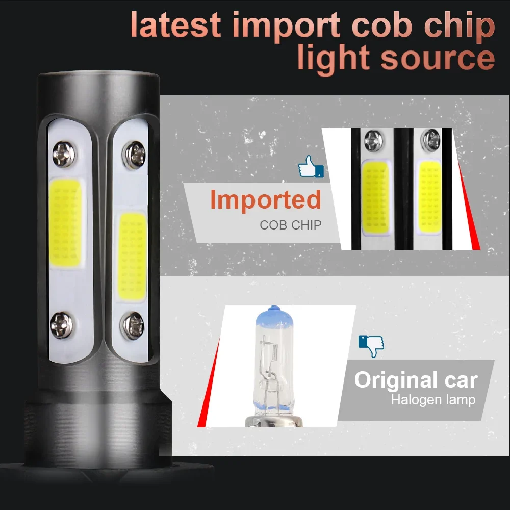 Светодиодная лампа 6000 лм 2015 K головного света H4 для MITSUBISHI L200 платформа шасси MQ 2016