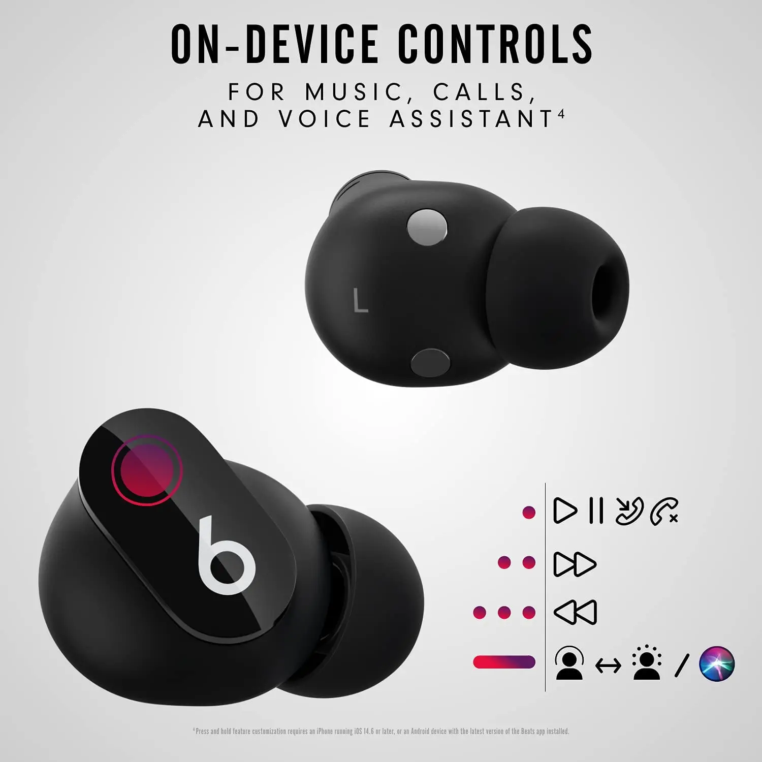 Bluetooth-наушники с активным шумоподавлением и защитой Ipx4 |