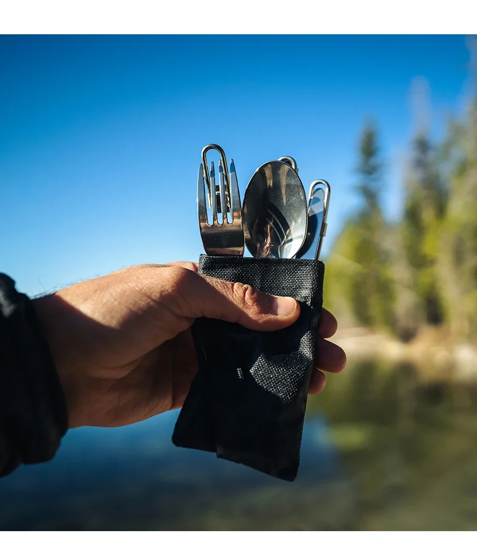 Ультраaligero plegable для acero inoxidable acampar в aire libre