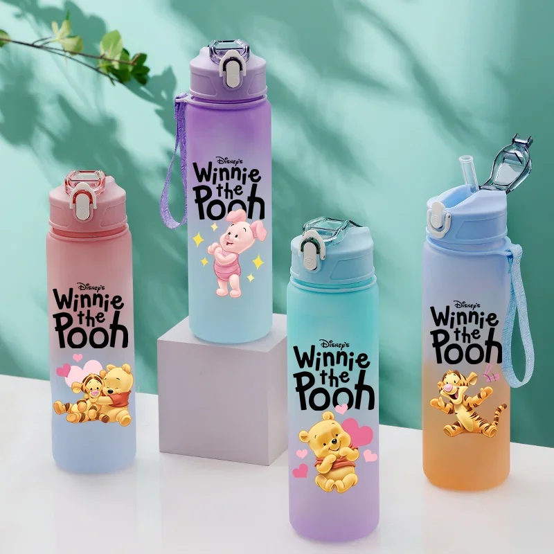 750 мл плюшевый мишка детская соломенная градиентная чашка для воды студенческая