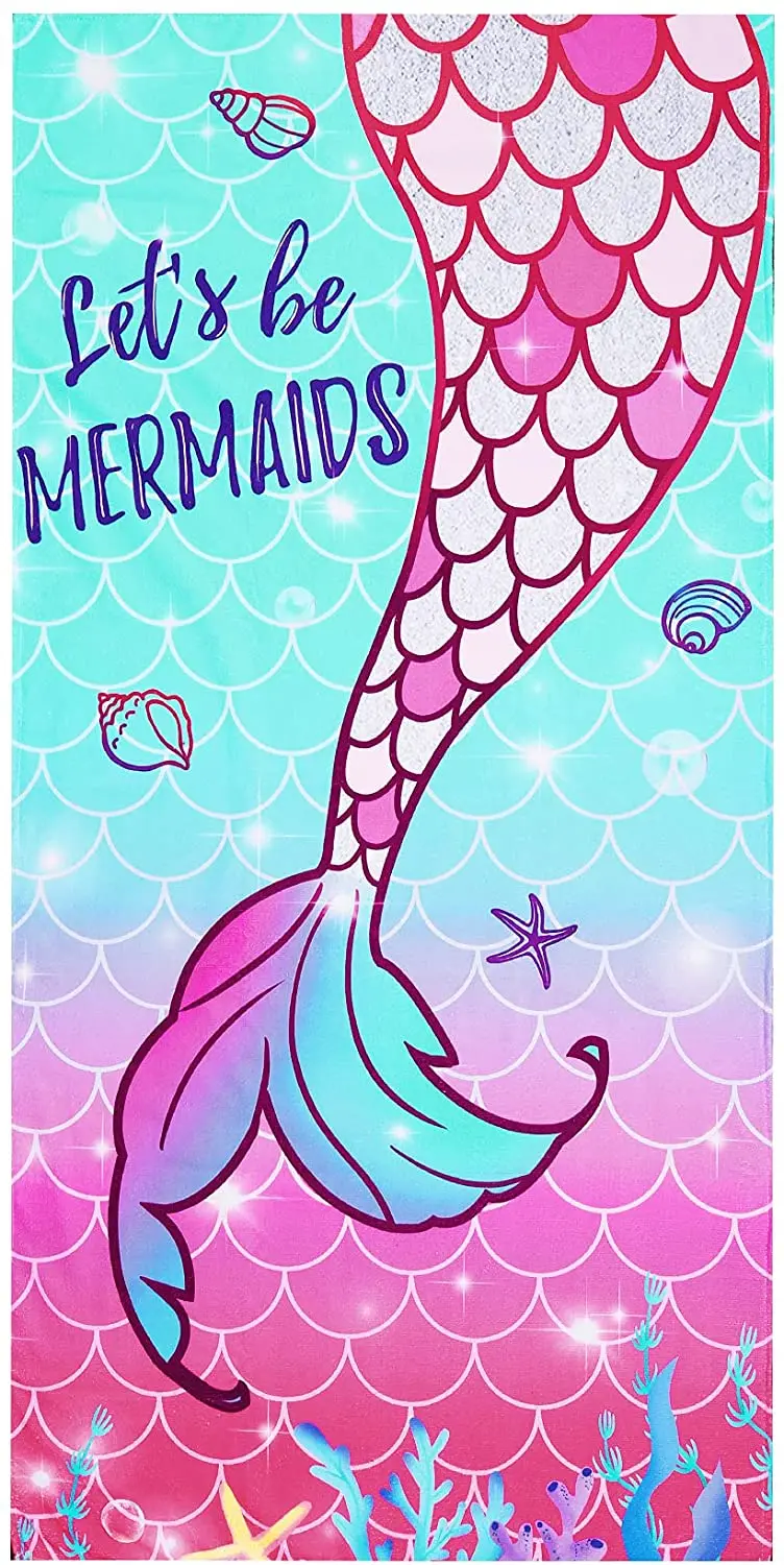 

Microfiber Mermaid Quick Drying Towel Suitable For Yoga Fitness Swimming And Other Places
