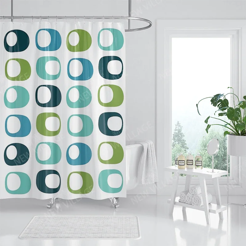 

Водонепроницаемые занавески для душа из полиэстера