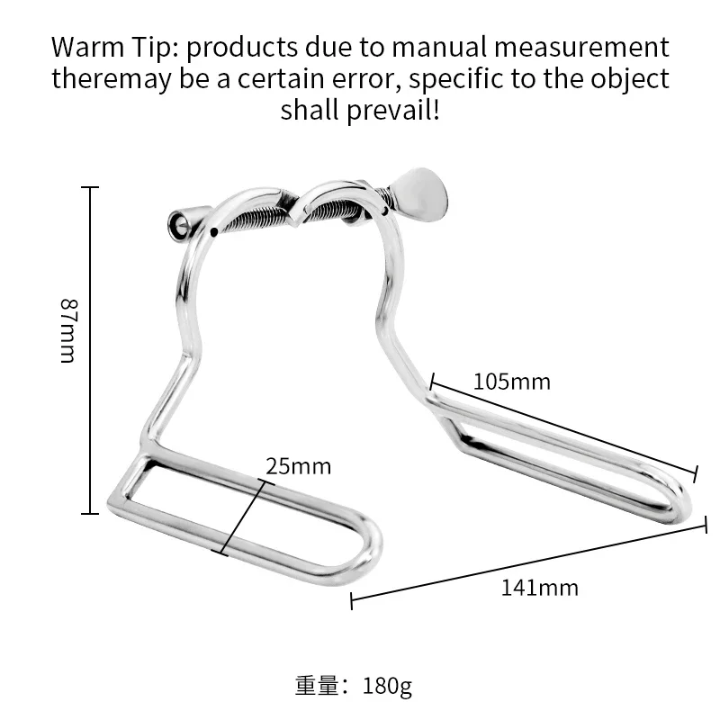 Зеркало вагинальный расширитель металлический зажим для губ игрушки взрослых