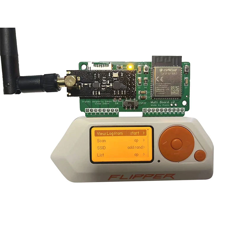 Flipper Zero WiFi multiboard NRF24 + ESP32 макетная плата