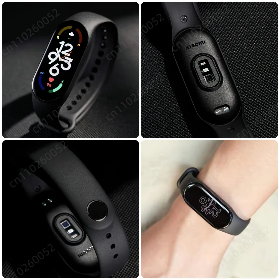 New Xiaomi Mi Band 7 Smart Bracelet Wristband 1.62" AMOLED Blood Oxygen Fitness Traker Bluetooth Waterproof Smartband VS Band 6 images - 6