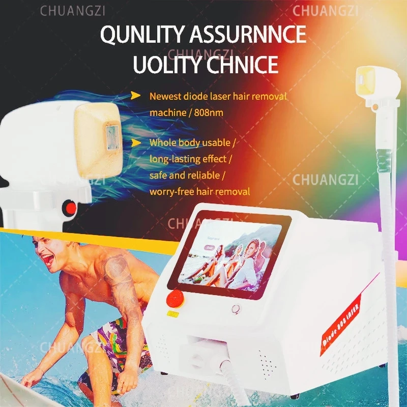 

2023 TUV Medical CE сертифицированный Ice Platinum 3 Длина волны 755 нм 1064 нм безболезненный диодный лазер для наилучшего результата удаления волос