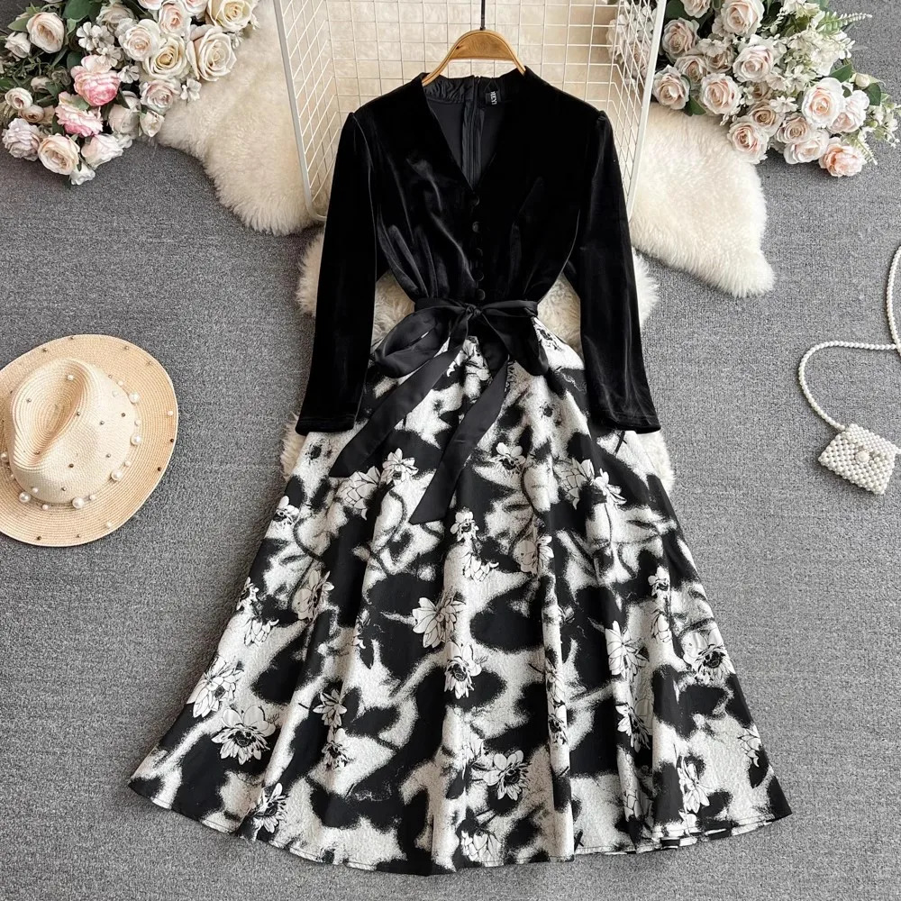 

Модное подиумное платье 2033