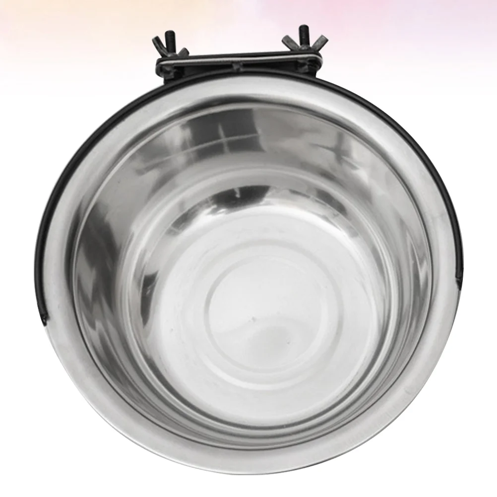 

Stainless Steel Bowls, Replacements Hanging Bowl for Water and Bowls 1200ml