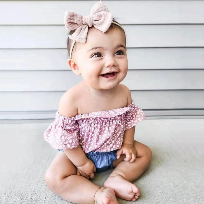 

Ободок с бантом для волос, 4 шт.