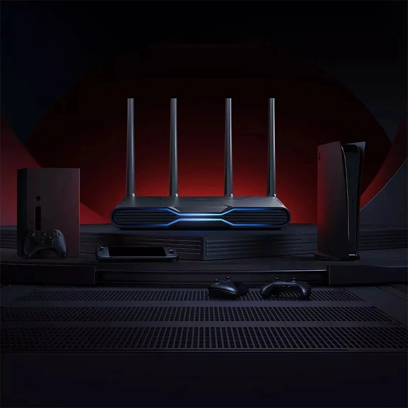 2022 новый оригинальный игровой роутер Xiaomi Redmi AX5400 WiFi6 Mesh 2 5G 5400Mbs vpn-160 MHz 4K QAM 512MB