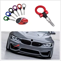 1pcs universal car tow hook fits for european car auto trailer ring tow hook eye towing colorful