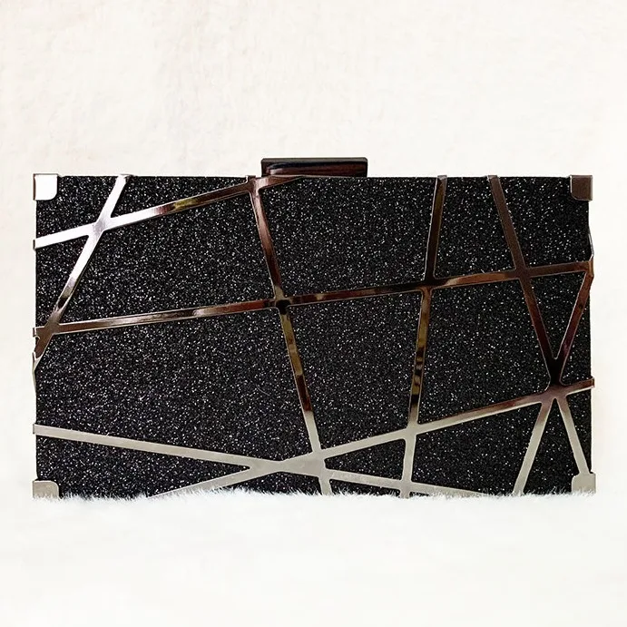 Женский вечерний клатч с блестками женский кристаллами Свадебный Кошелек