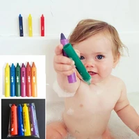 6pcsset chilren bathroom crayon erasable graffiti toy washable doodle pen for baby kids bathing creative educational toy crayon