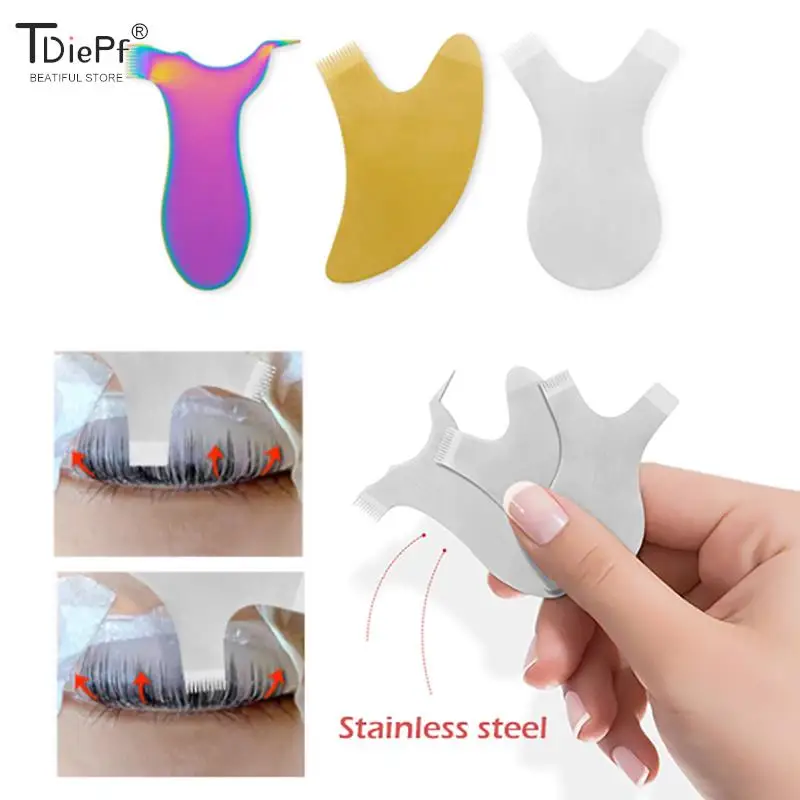 

Eyelashe Brush Y T Shape Eyelash Brush Comb Lash Perm Lift Brush Stainless Grafting Eyelash Lift Brush Eyelash Extension Makeup