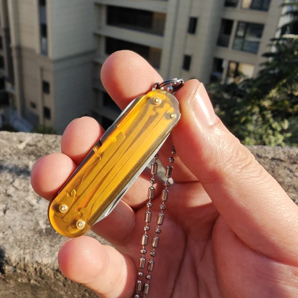 1 пара ULTEM PEI ручные весы с Ti-винтами для 58 мм швейцарской армии Victorinox