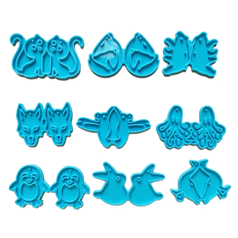

R3MC Earring Resin Molds Jewelry Casting Molds Silicone Pendant Mould Epoxy Resin Molds Earring Resin Jewelry DIY Craft Mould