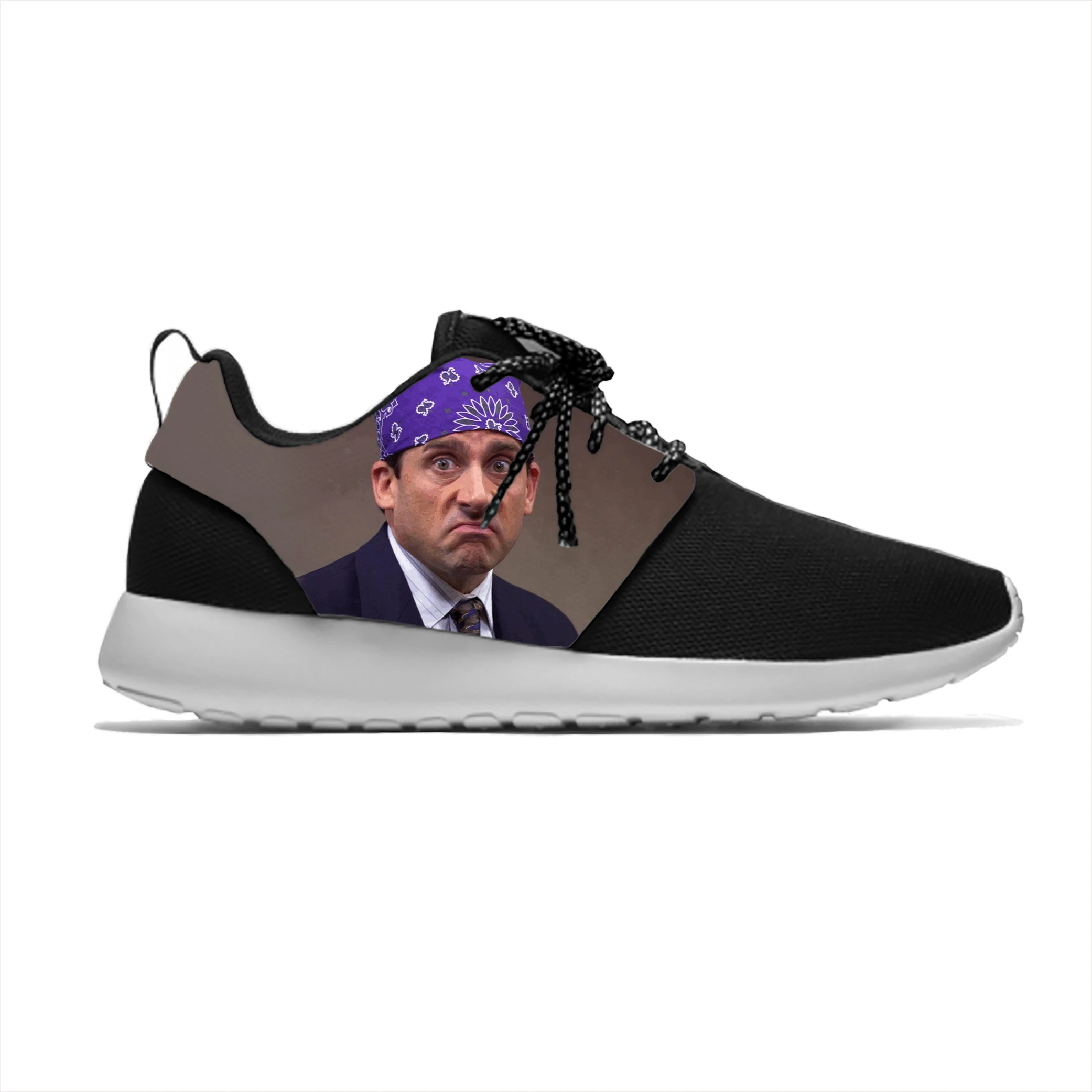 

Hot Michael Scott The Office TV Show Funny Fashion Sport Running Shoes Casual Breathable Lightweight 3D Print Men Women Sneakers