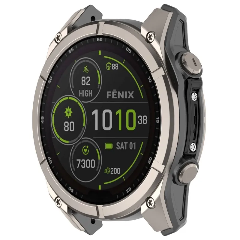 Металлическая защитная рамка для Garmin Fenix 8Quatix 8Tactix 8 AMOLEDSOLAR 47 мм 51 мм, противоударный бампер, аксессуары для часов (art.: 3920da964321e) - 3920da964321e