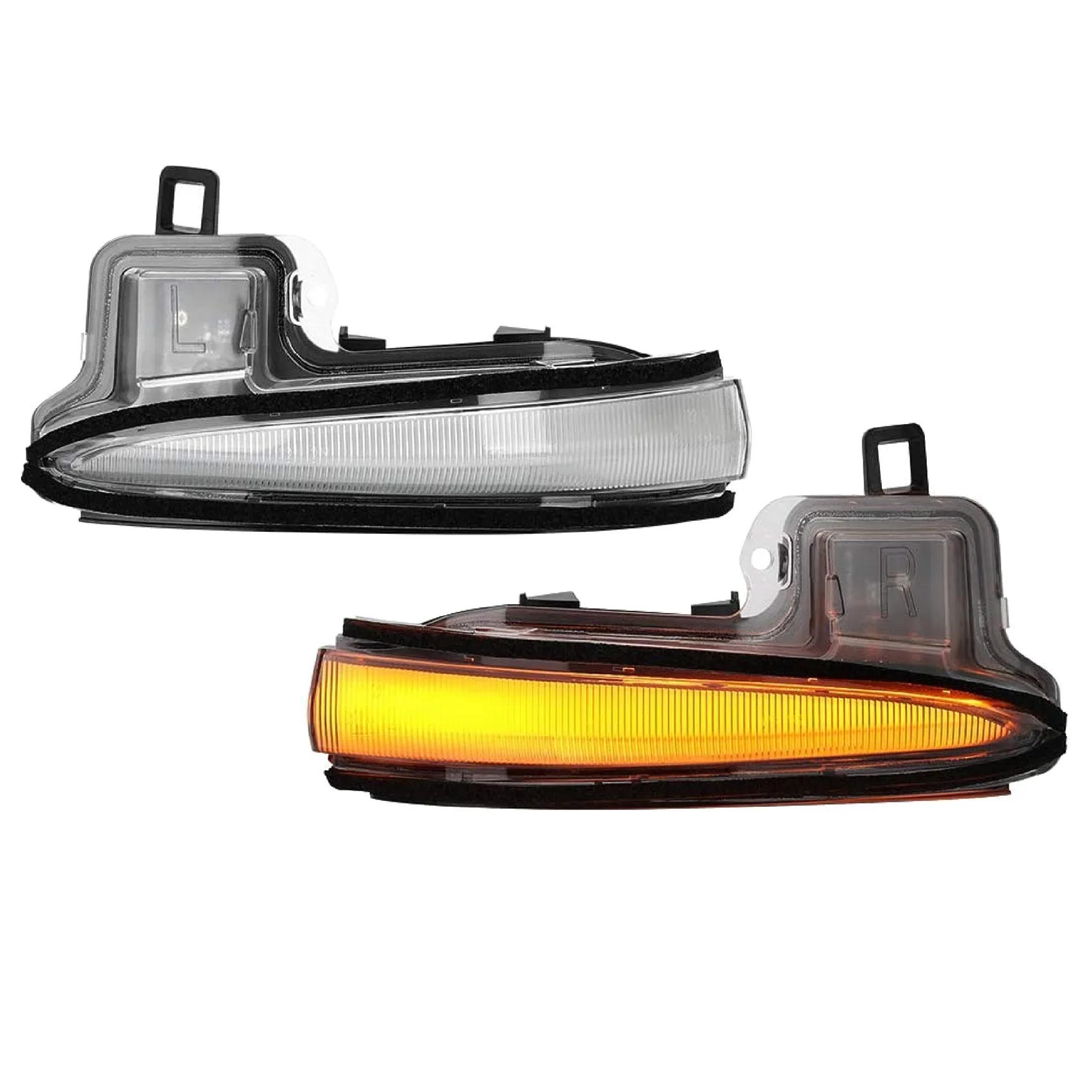 

LED Turn Signal Lights, Sequential Dynamic Indicator Strip 2019-2021 RAV4, Highlander XU70 Transparent Turn Signal B