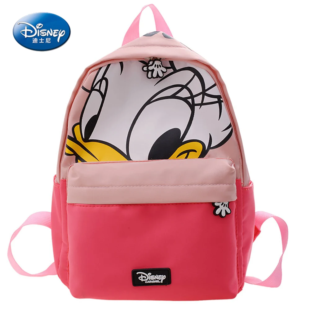 

Disney Children's Lovely Cartoon Schoolbags For Boys Girls Cute Donald Daisy Duck Mickey Mouse Print Bags Kids Fashion Backpack