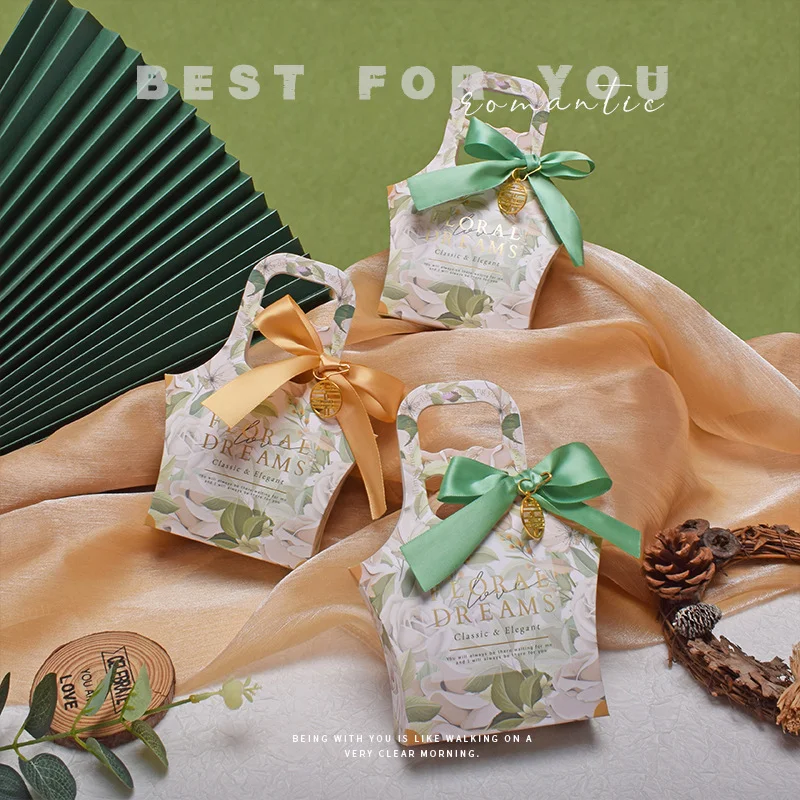 

Простая креативная Подарочная коробка, Свадебная коробка для конфет, ручной мешок для конфет, карманная бумажная коробка для подружки невесты, свадебный подарок для гостей, 10/20 шт.