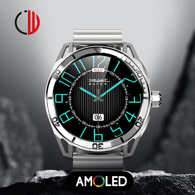 

ZZYSMART Amoled Smart Watch NFC Bluetooth Call Sport Smartwatch Men Women 2023 New Blood Pressure Fitness Tracker Heart Rate